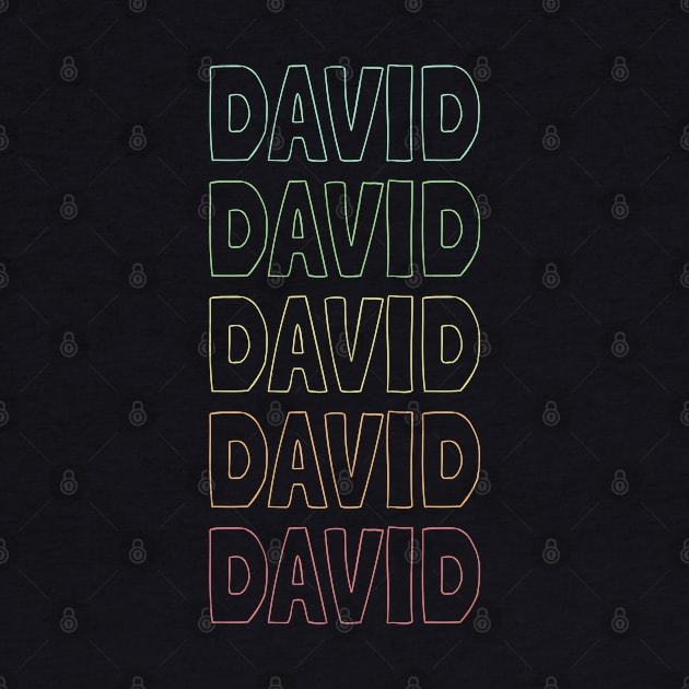 David Name Pattern by Insert Name Here